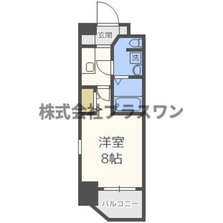 ルーエ天満橋の物件間取画像